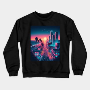 Neon City - Sunset Crewneck Sweatshirt